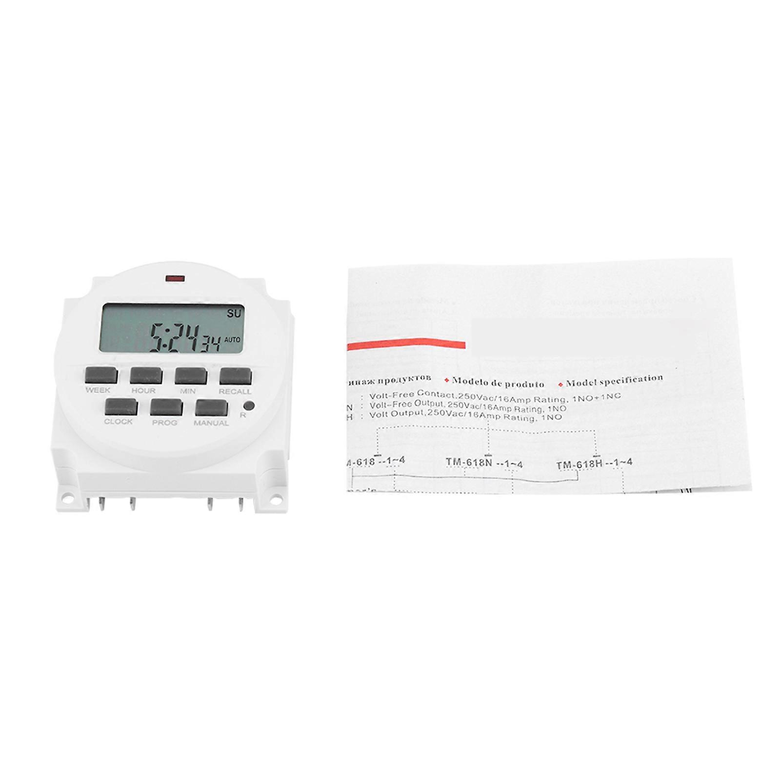 12V Digital Electric Durable Programmable Smart Control Switch Timer