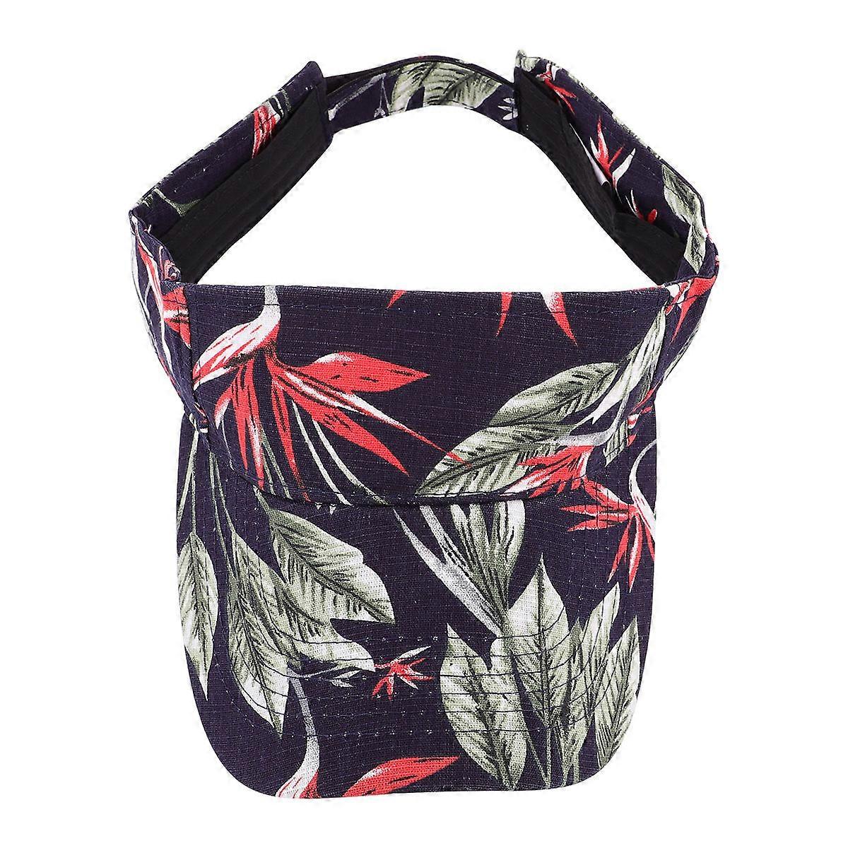 Flower Pattern Empty Hat for Outdoor Use Summer Sun Block Cloth Fashion