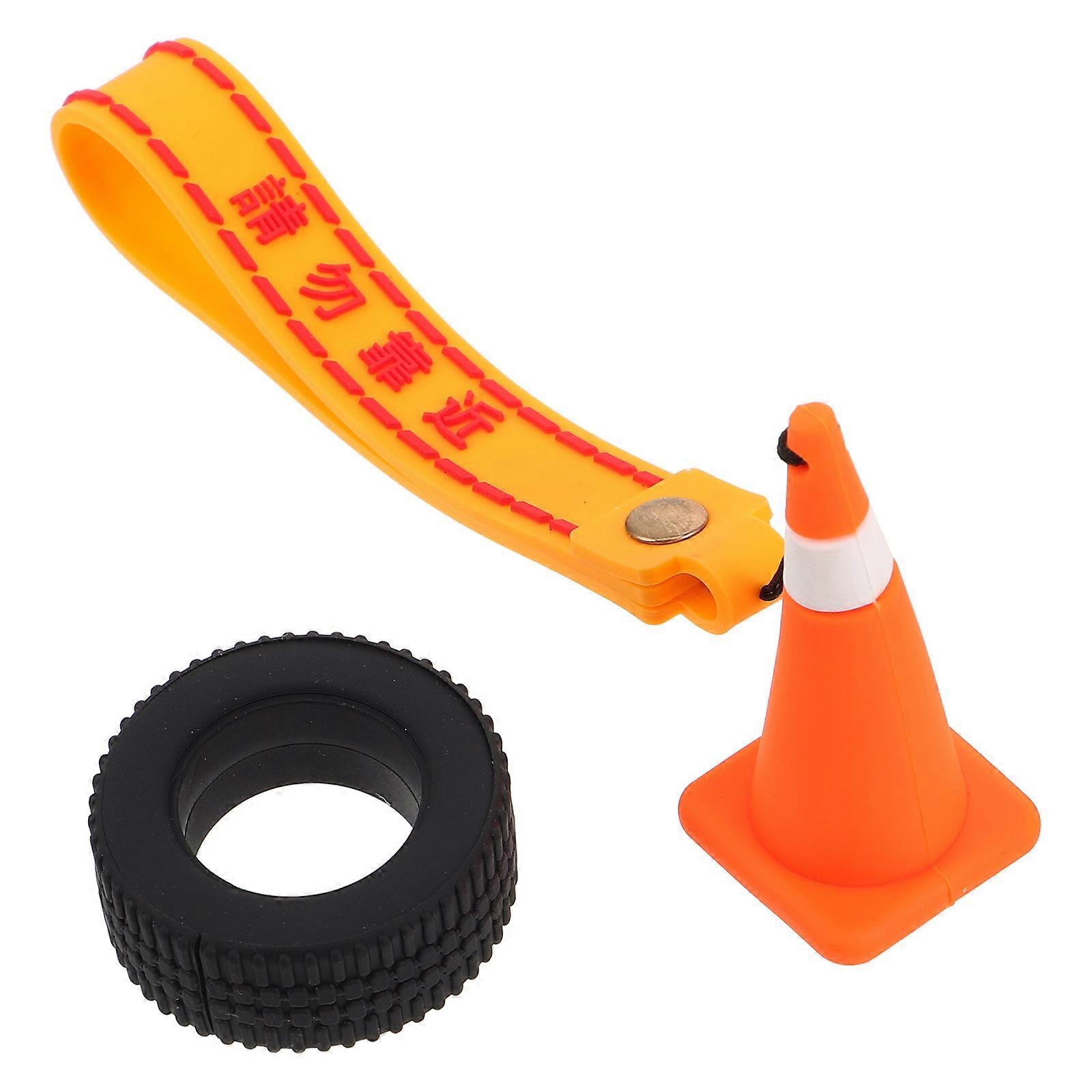 It seems like you're referring to a product listing or description for a **Retro Mini Traffic Cone Keychain** — a creative and fun accessory that can