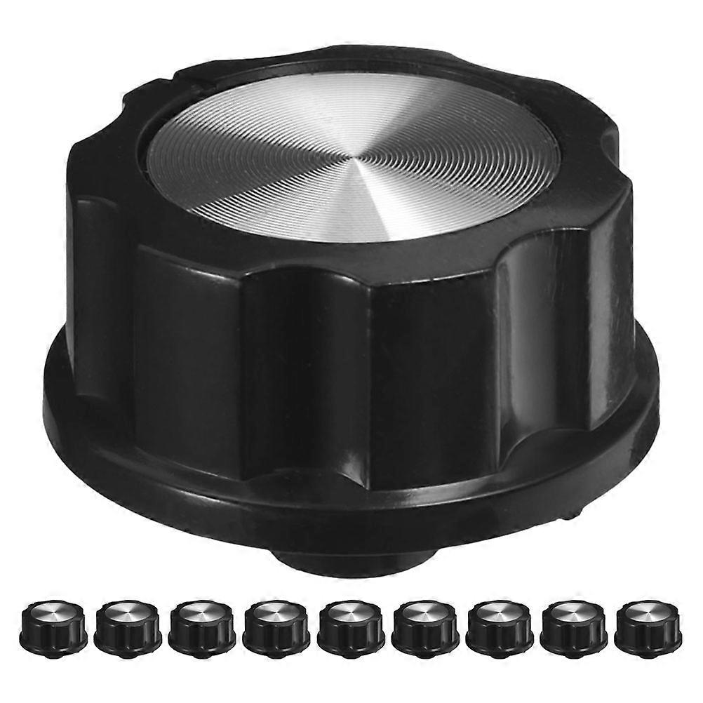Replacement Control Knobs for Gas Stove Oven Appliance Black Plastic Versatile Use 10 Pieces