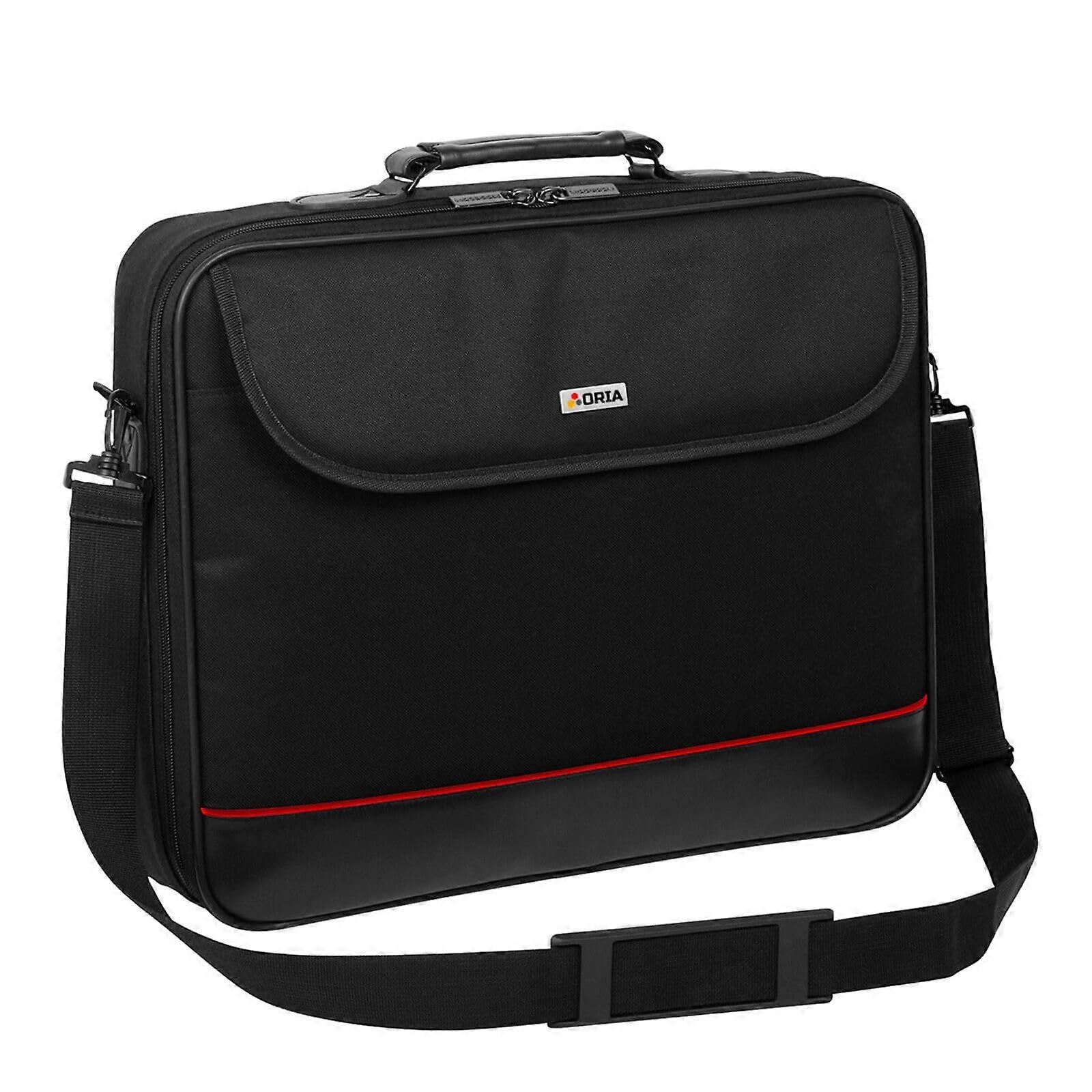 Laptop Bag for 1318.4 Inch Notebook with Reinforced Frame, Black Briefcase XS
