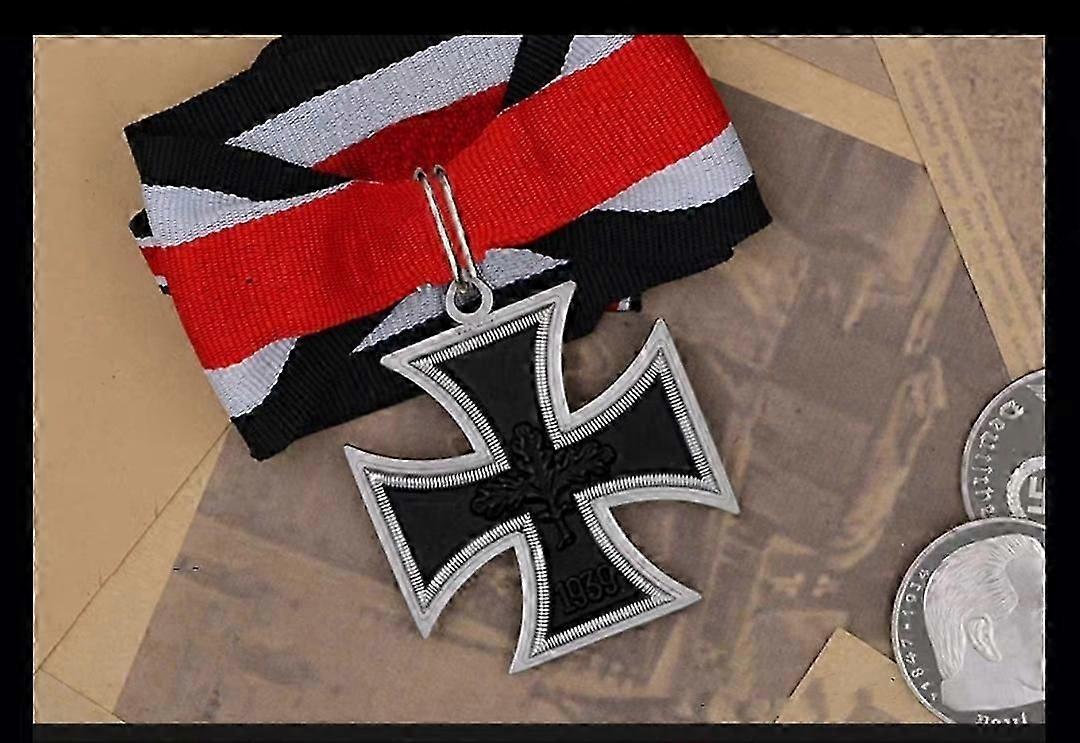 1 τεμάχιο κορυφαίας ποιότητας 1813-1939 Σήμα Σιδερένιου Σταυρού με Διαμάντι, Φύλλο Δρυός με Πιστοποιητικό και Κουτί, Στρατιωτικό Μετάλλιο, Αναμνηστικά Δώρα