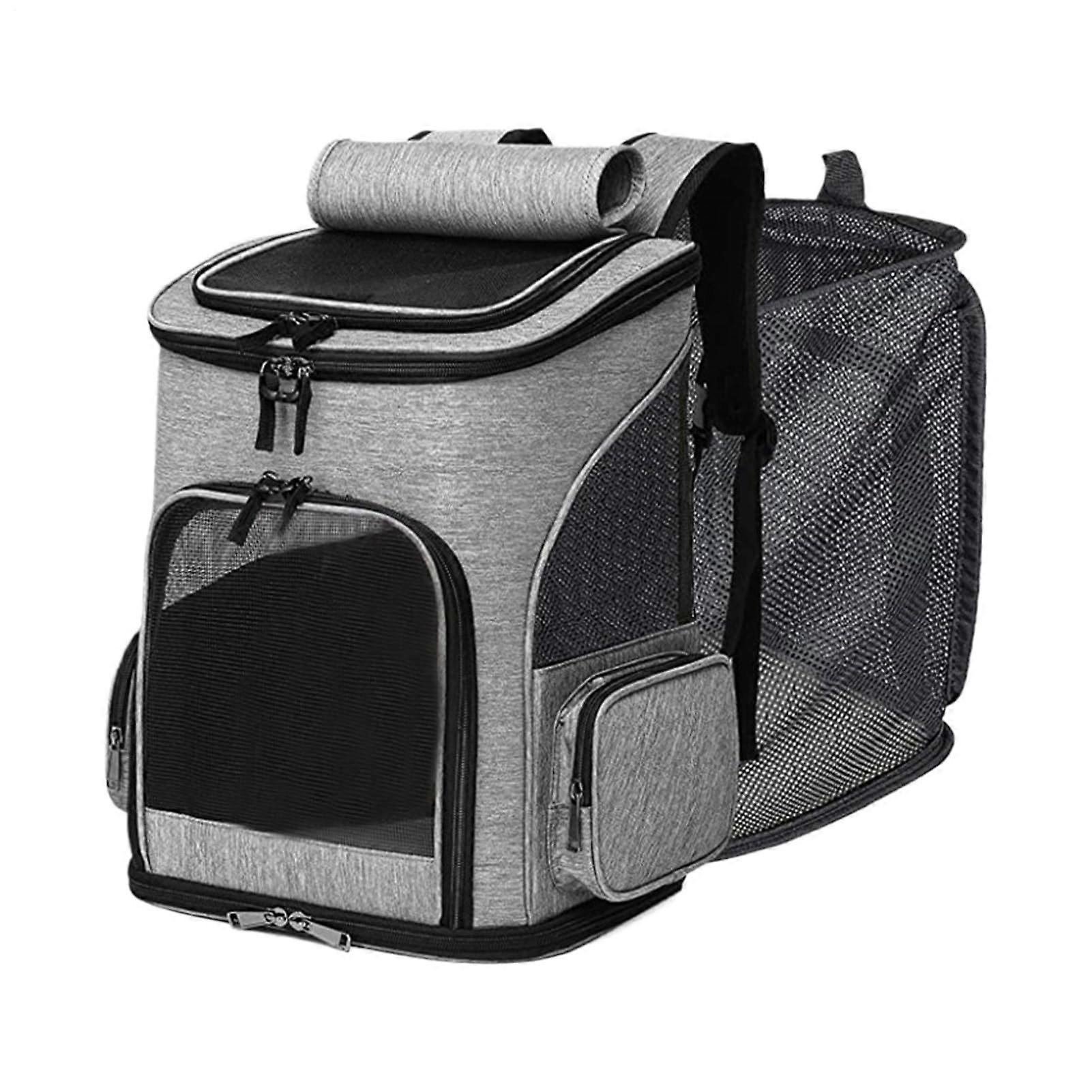 Large Cat Carrier  Portable Expandable SoftSided Puppy Carrier for Travel