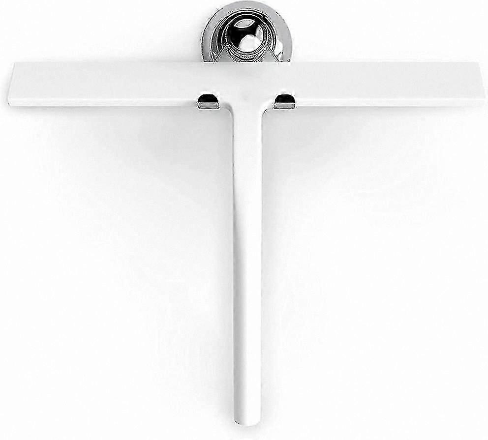 Bathroom Cleaning Squeegee with Suction Cup Hook, Silicone Rubber Window Cleaner Tool