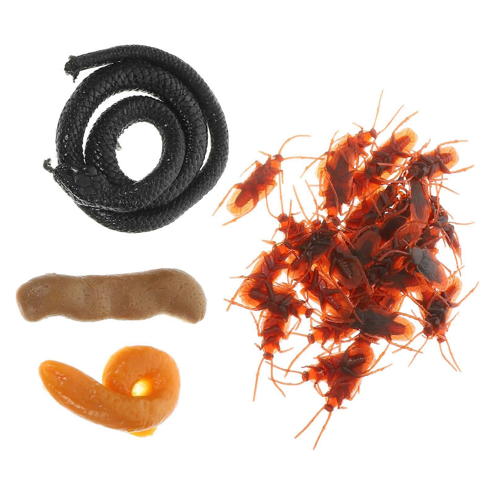 Novelty Trick Toys Halloween Prank Toy for Halloween Decorations Assorted Color Plastic Material with Prank Function 1Set
