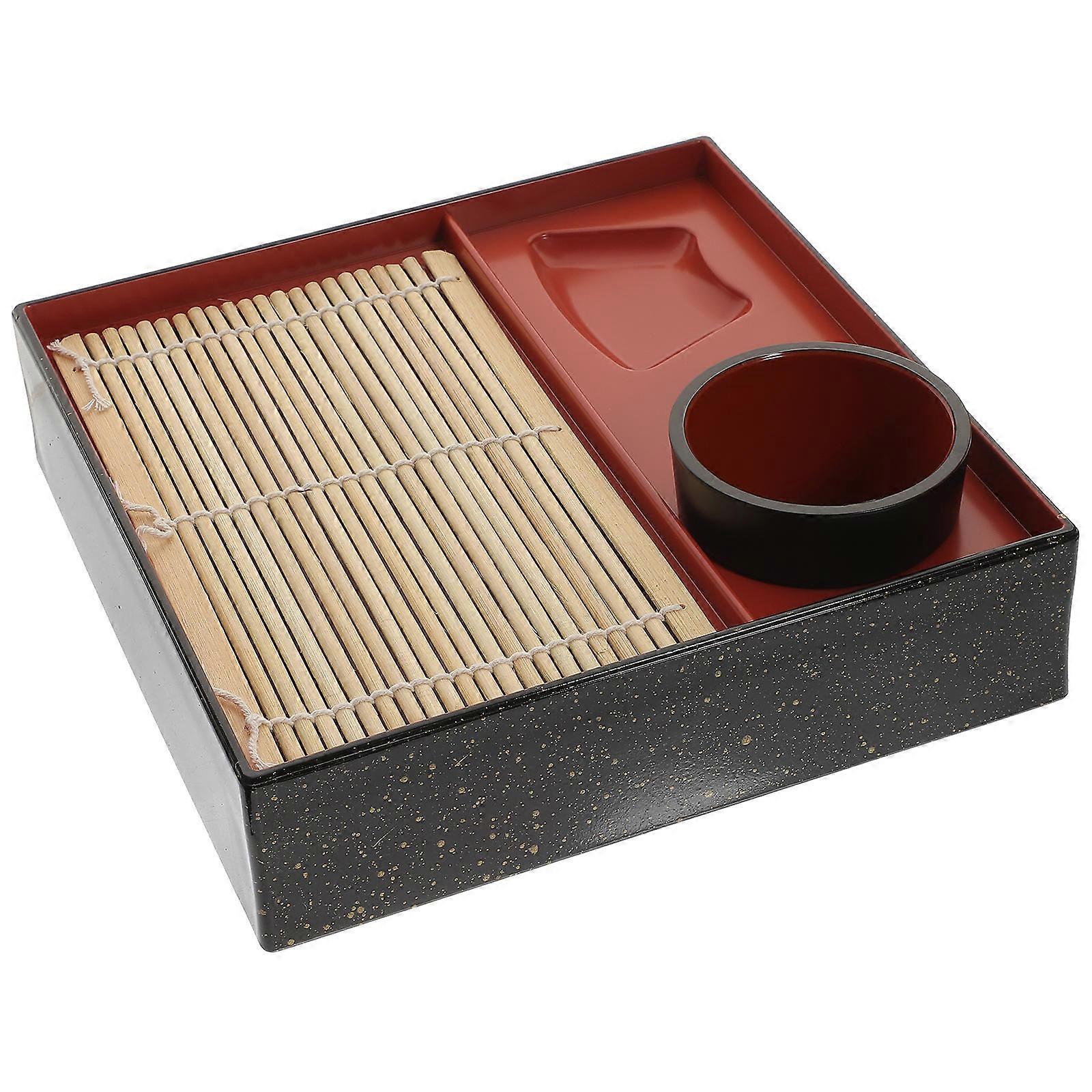 Japanese Cold Noodle Plate Udon Noodles Plate for Asian Style Dinner Multi Material Serving Cold Noodle Serving 1 Set