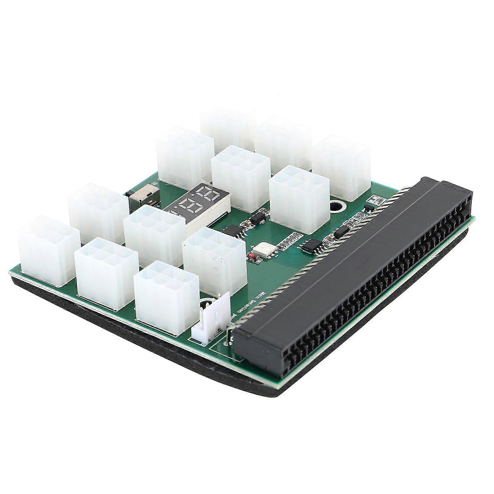 Graphic Power Supply 12V Mining Power Supply for Data Center Multi-Color Abs with Sudden Power Failure Recovery 1Pcs