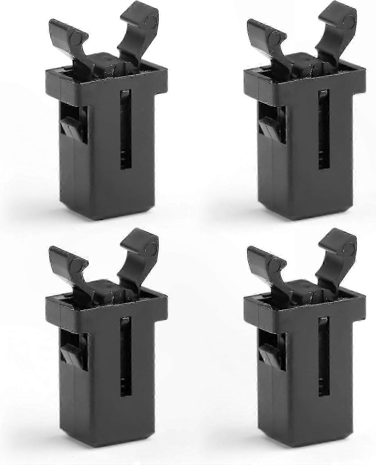 4-Pack Flexible Bin Lid Clasps for Touch Top Bins Waterproof Waste Bin Latch Lock Durable Lid Catch Replacement Set