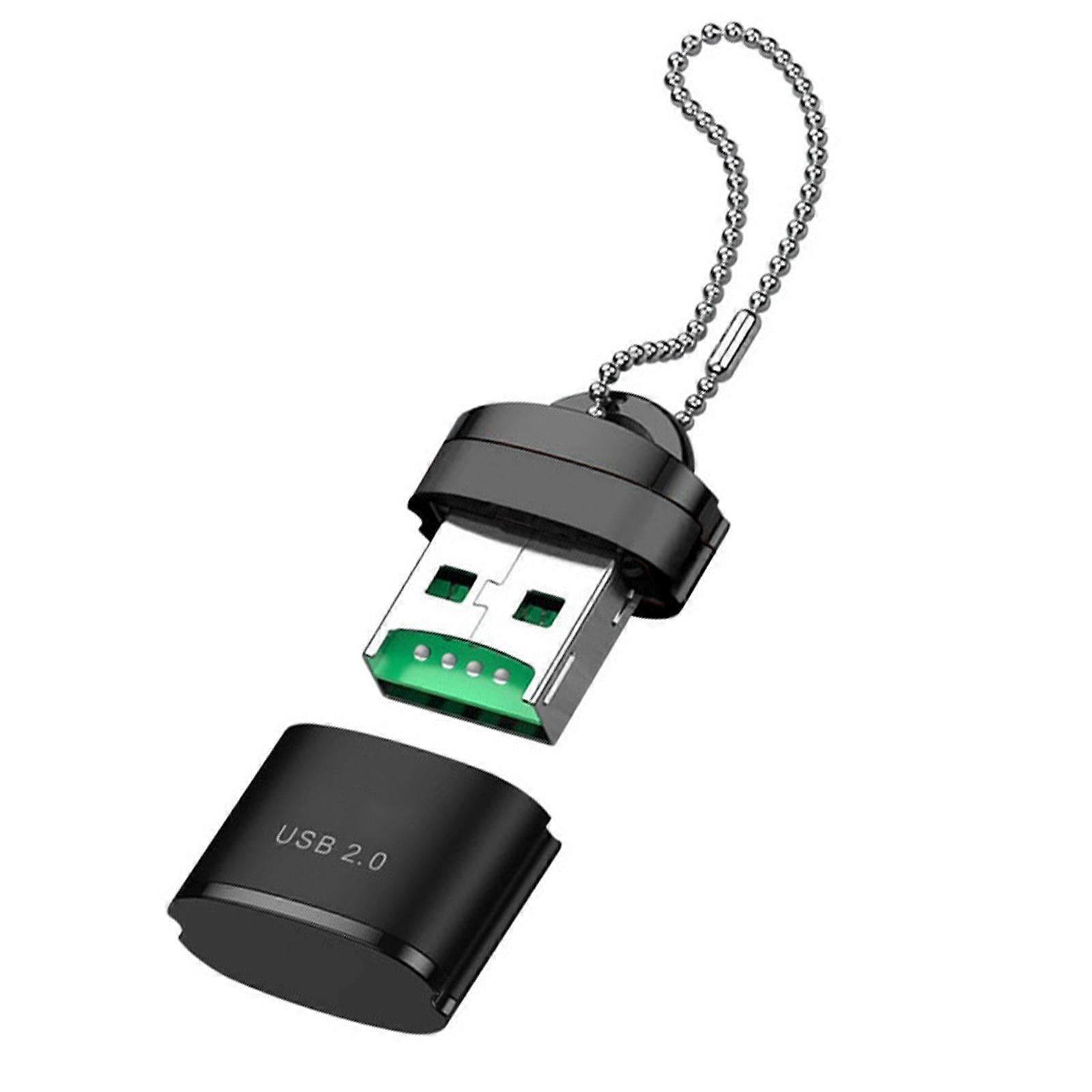 SuperSpeed USB 2.0 TF Card Reader Adapter - Fast Transfer, No Additional Drivers Required
