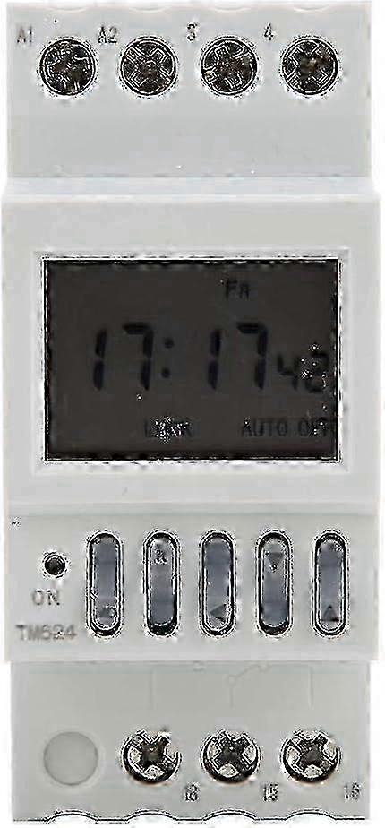 XHX TM624 Digital Timer Power Switch 220V Timer DIN Rail Mount 40 G...