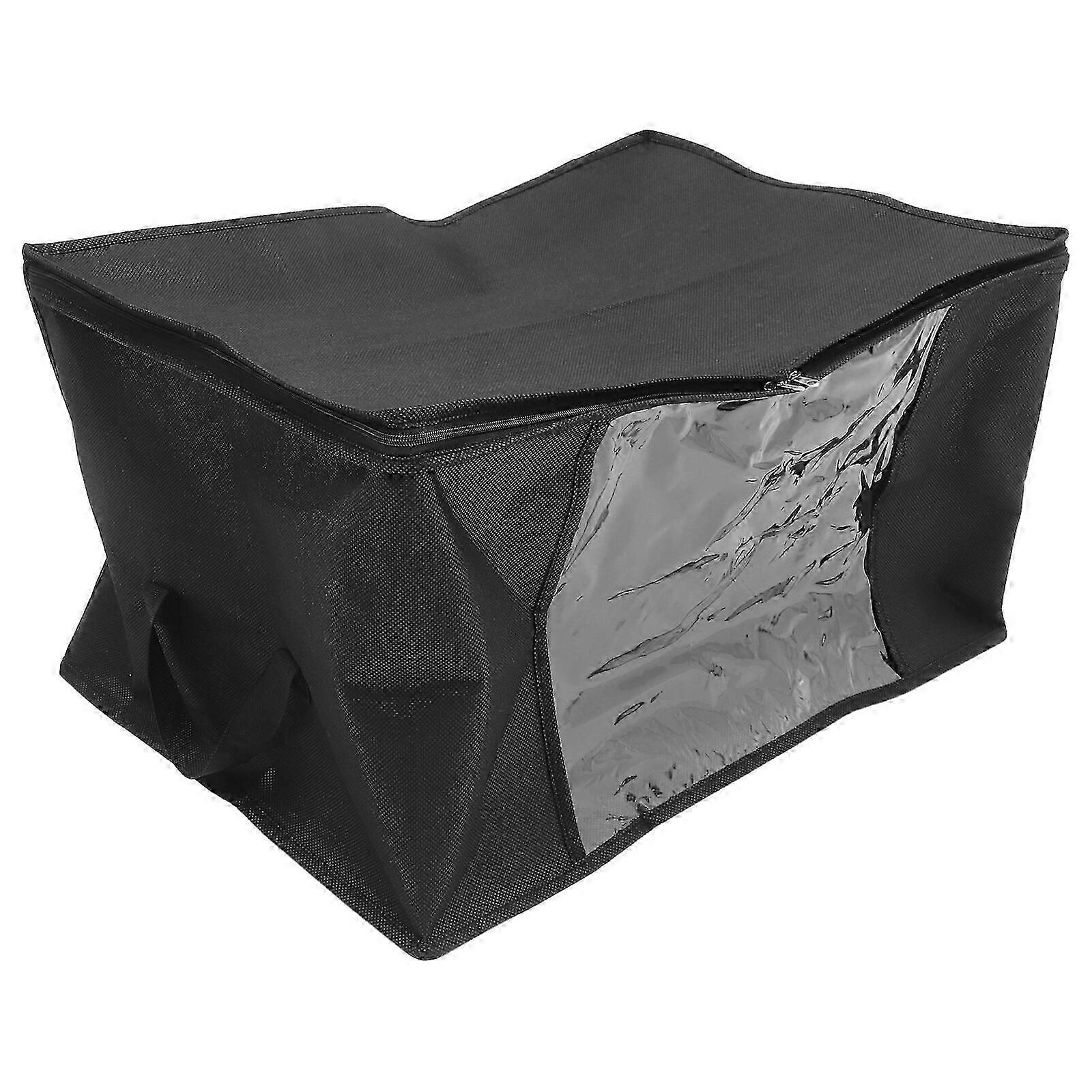 Clothes Bed Sheets Storage Box Transparent Bedding Organizer Closet Garment Storage Holder