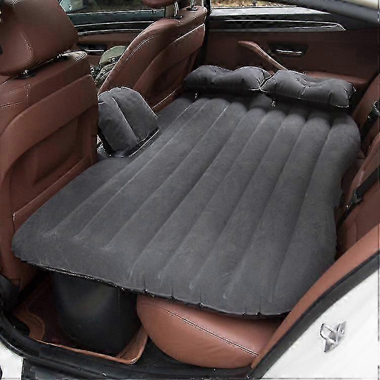 Car Travel Bed Automotive Air Inflatable Mattress Camping Sofa Rear Seat Rest Cushion Rest Sleeping Pad With Hand Pump Universal