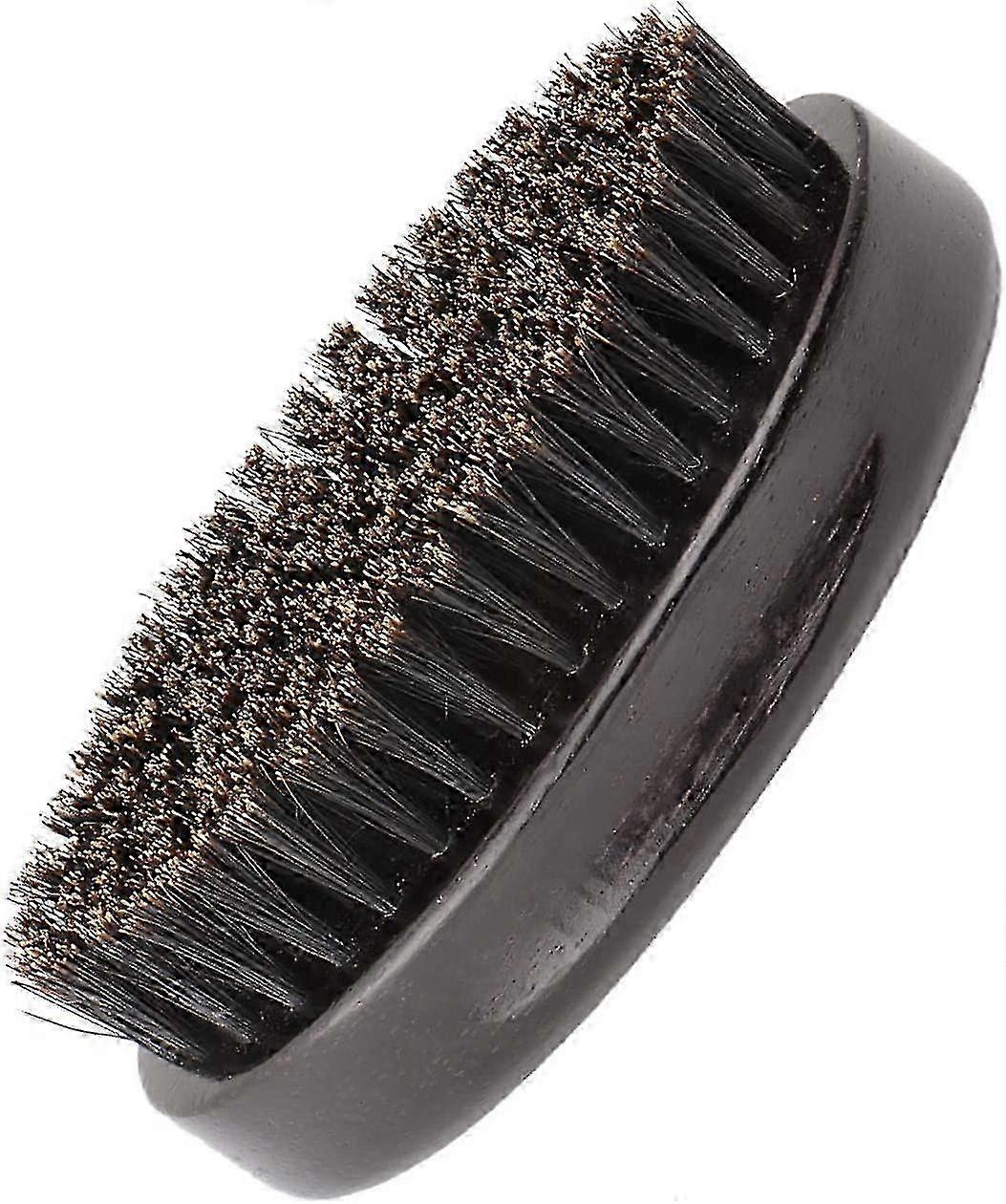 Beard Brush, Solid Wood Handle Boar Bristle Beard Brush, Suitable for Men's Beard Gift