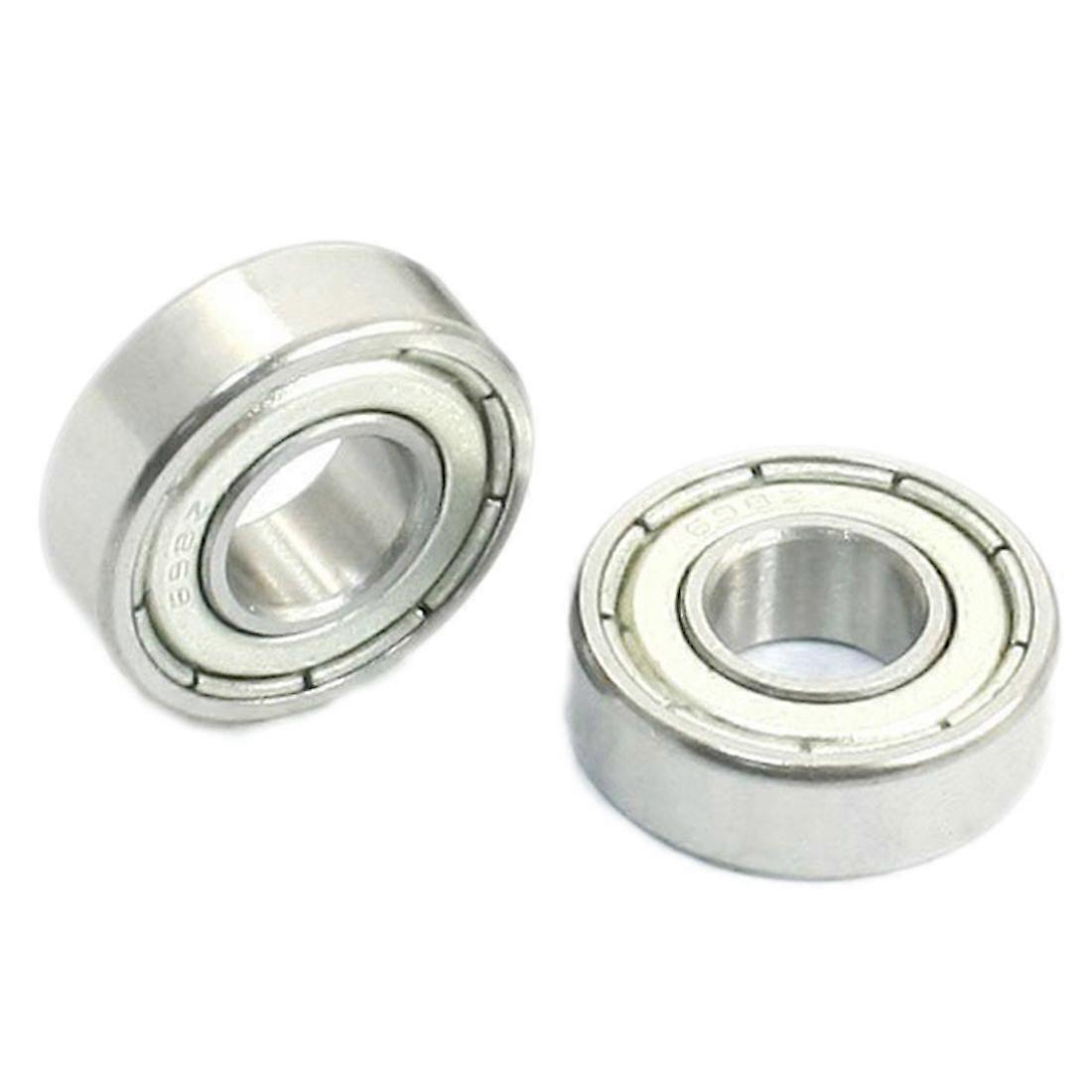 8mm x 19mm x 6mm Sealed Deep Groove 698Z 10 Pcs