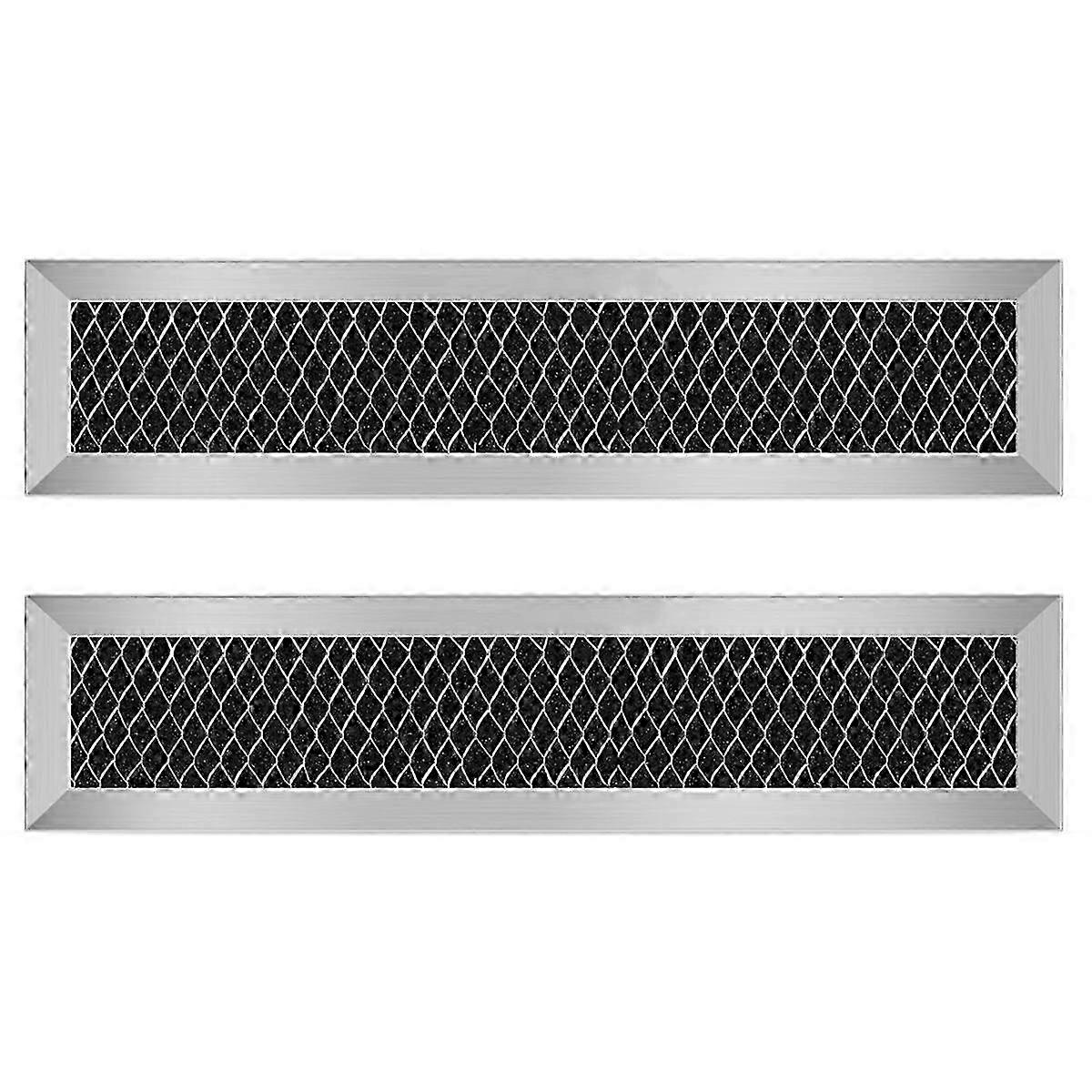 2Pcs Microwave Charcoal Filter Replacement for Jx81L Wb02X11550 Microwave Filter Replacement 10Inch