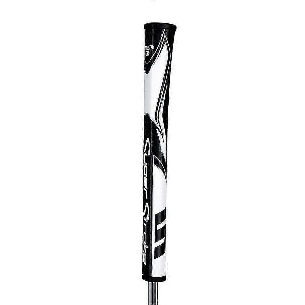 Superstroke Zenergy Pistol Standard Golf Putter Grip Without Taper, Improved Spyne Technology, Multizone Texturing And Tech Port, Black/white