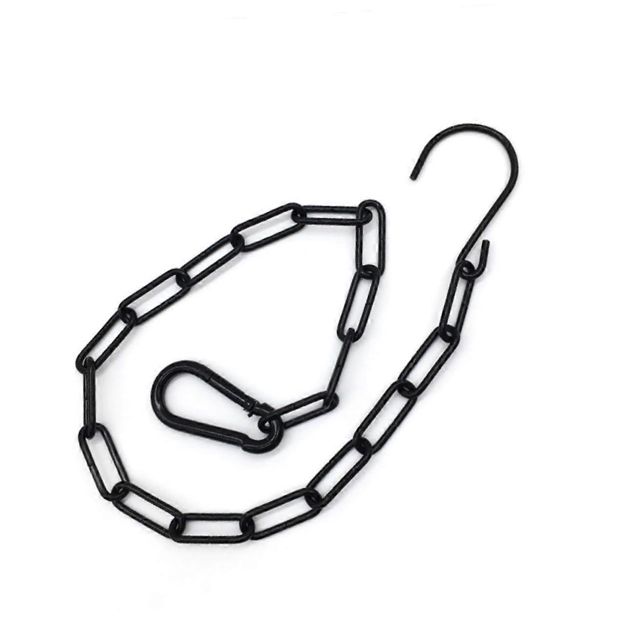 Thickened Hanging Chains With SHooks And Climbing Buckles 2 Sets For Bird Feeders, Planters, Lanterns, Outdoor Hooks