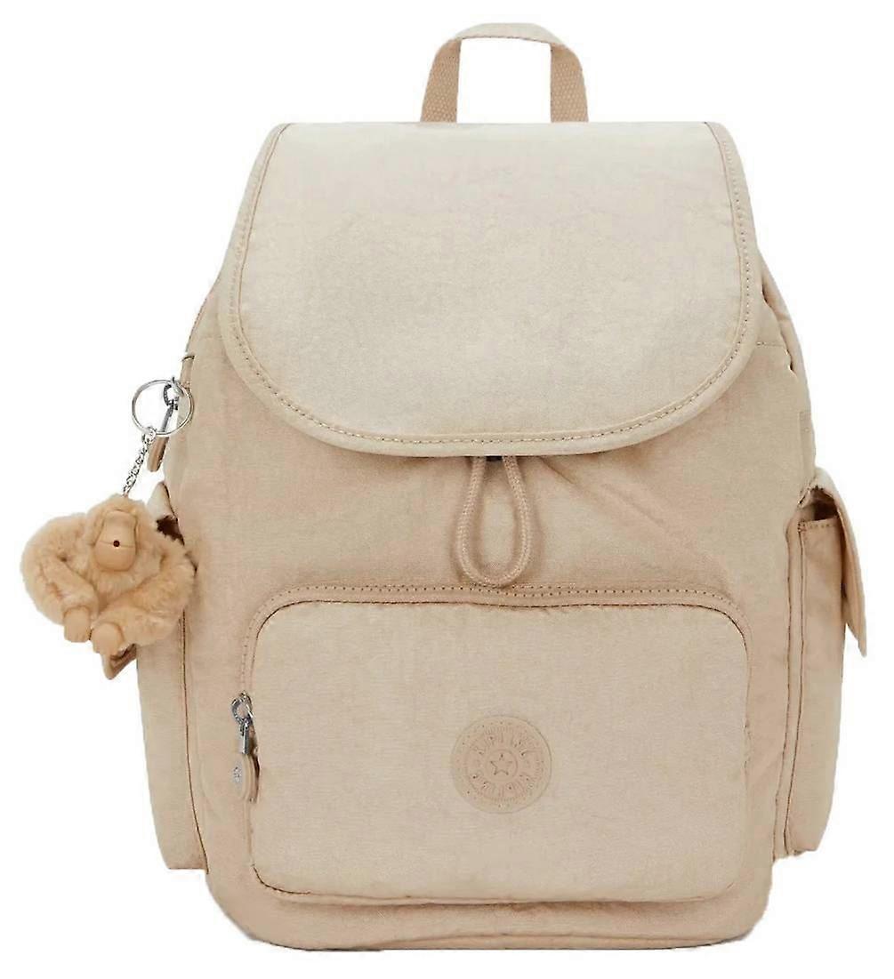 Kipling City Pack Small Backpack - Sparkled Beige