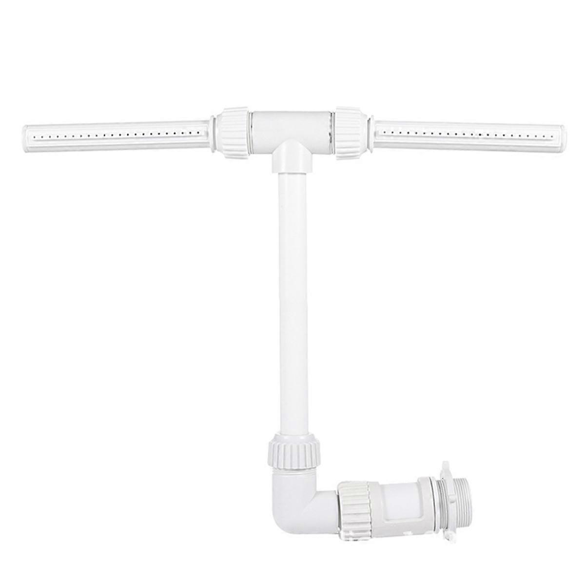 Pool Fountain for Above in-Ground Pools Adjustable Dual Waterfall Ground,Swimming Pool Spa Water Fountain,Pool Accessory