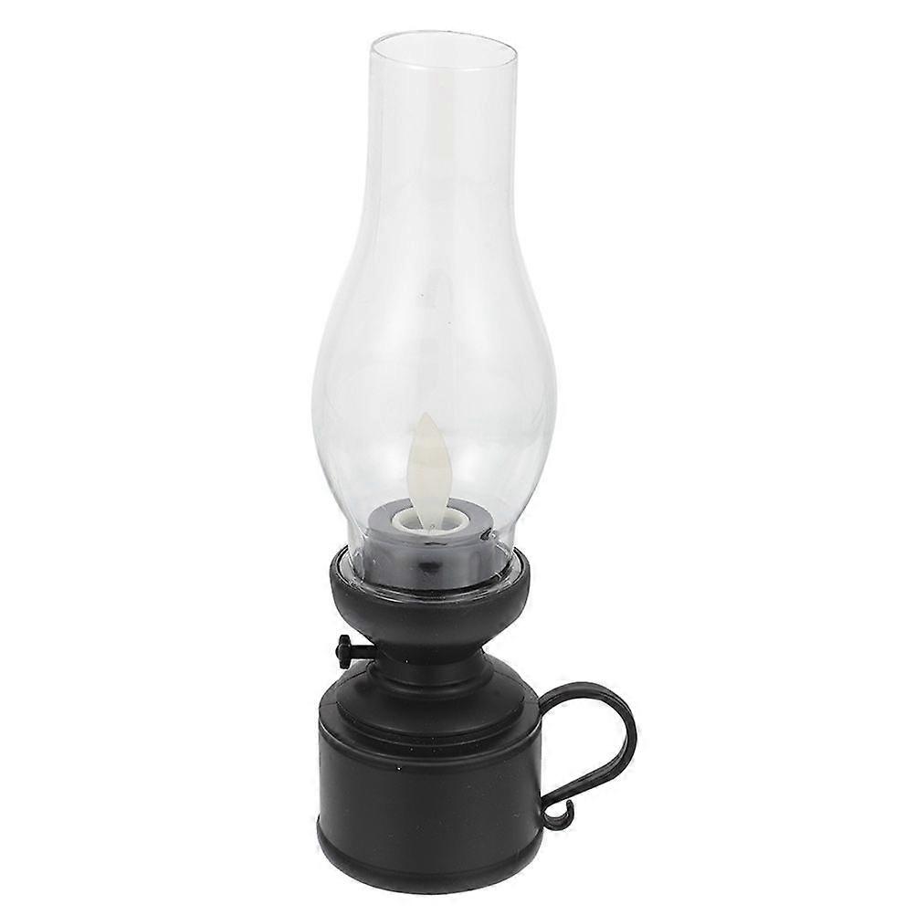 Retro LED Kerosene Lamp Decoration Home Vintage LED Kerosene Light Ornament