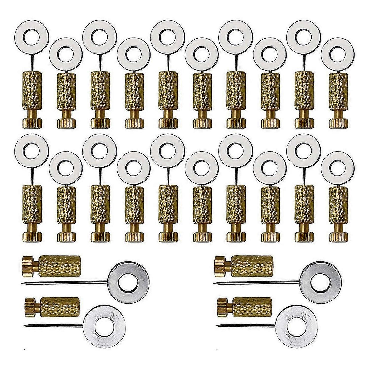 24PCS Leather Suture Positioning Needle, Handmade DIY Leather