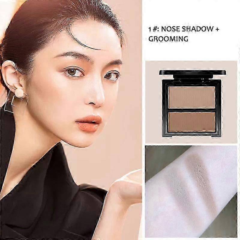 4 Color Matte Contour Sticker Shimmer Powder Highlighters Bronzers Nose