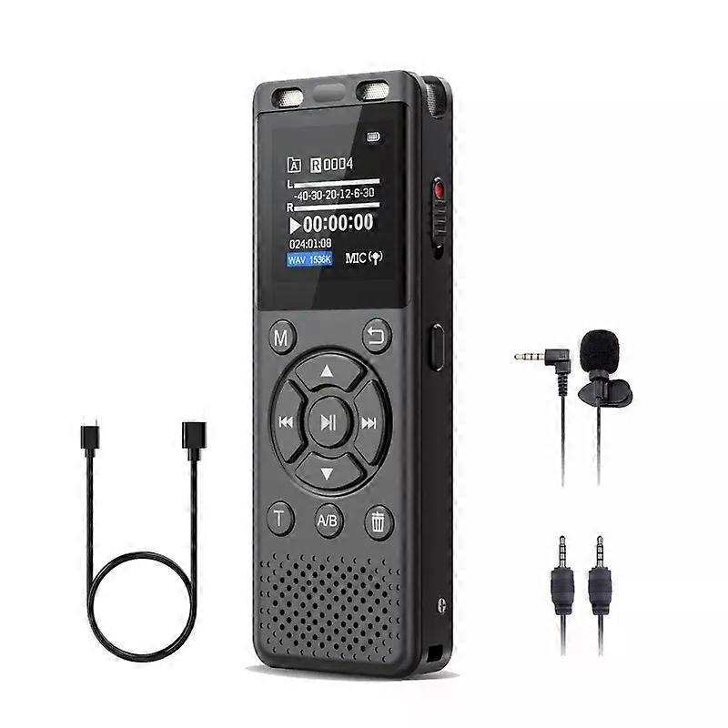 Digital voice recorder with functions such as timed recording voice-activated recording external microphone connection intern
