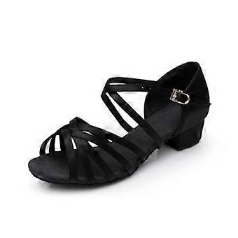 Luxora 【Hot Sale】Kids Dance Shoes High Quality New Arrival Girls Sandals  Children Ballroom Tango Salsa Latin Dance Low Heel Shoes