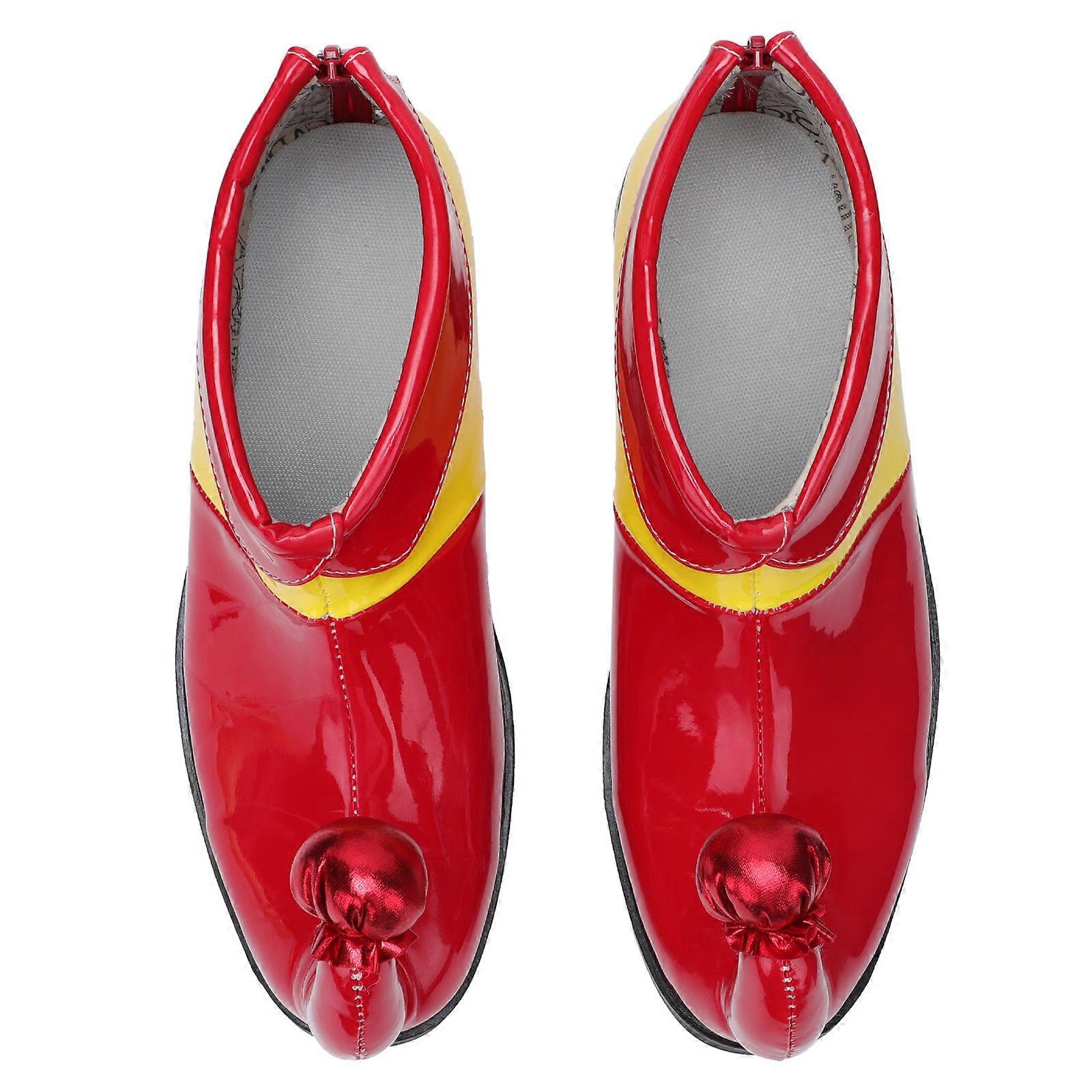 Horn Clown Shoe for Cosplay 1Pair Colorful Clown Boots