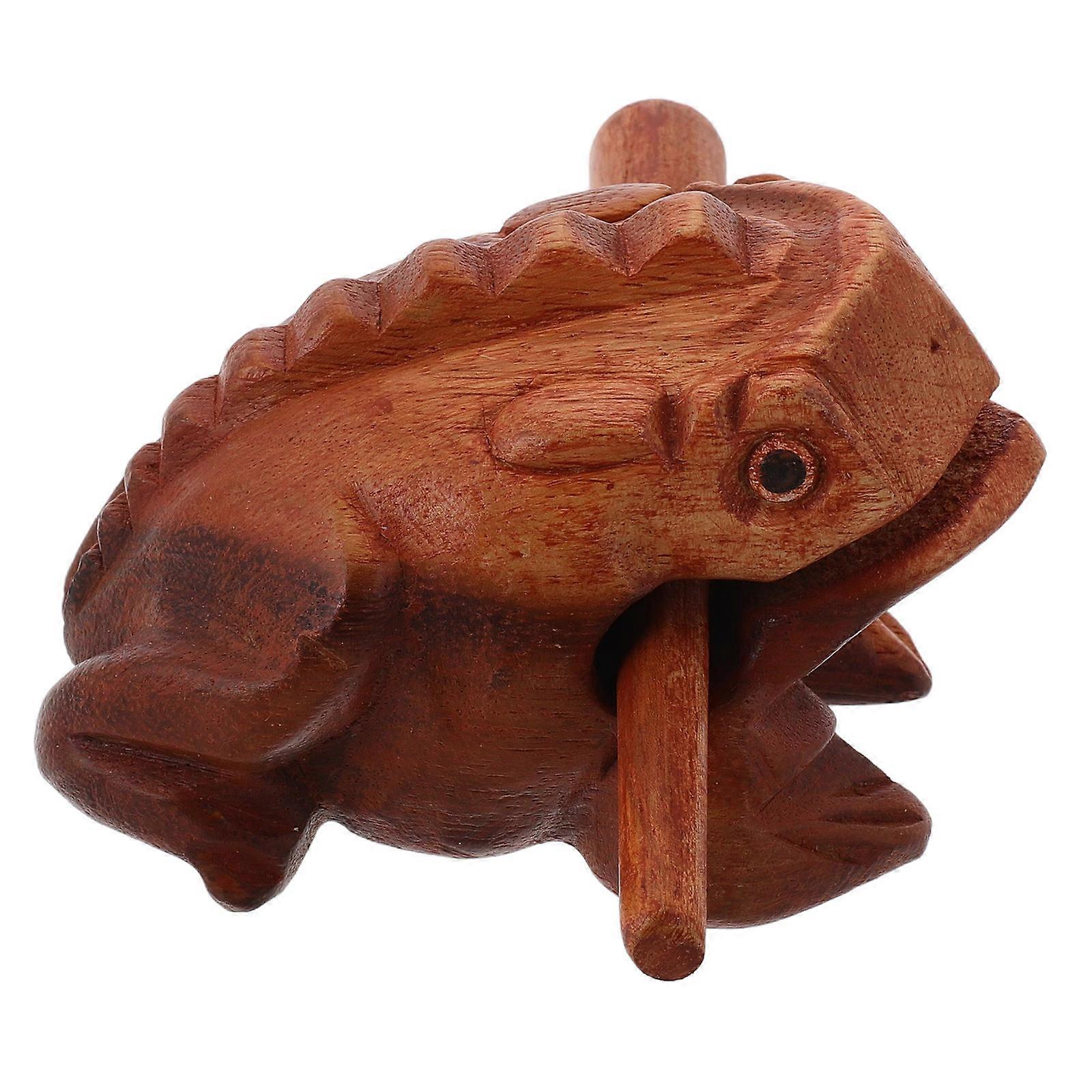 Frog Sound Maker Wooden Instrument for Playing Use 2Sets Percussion
