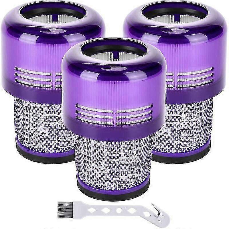 Dyson V11 V15 Vacuum Cleaner Filter - 3 Pack Replacement (#970013-02)