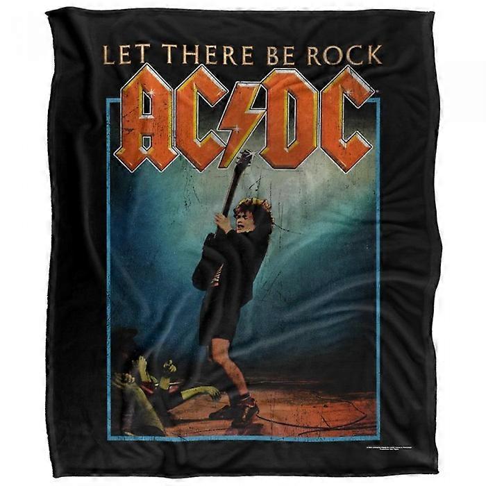 AC/DC Let There Be Rock Couverture Soyeuse Superdouce