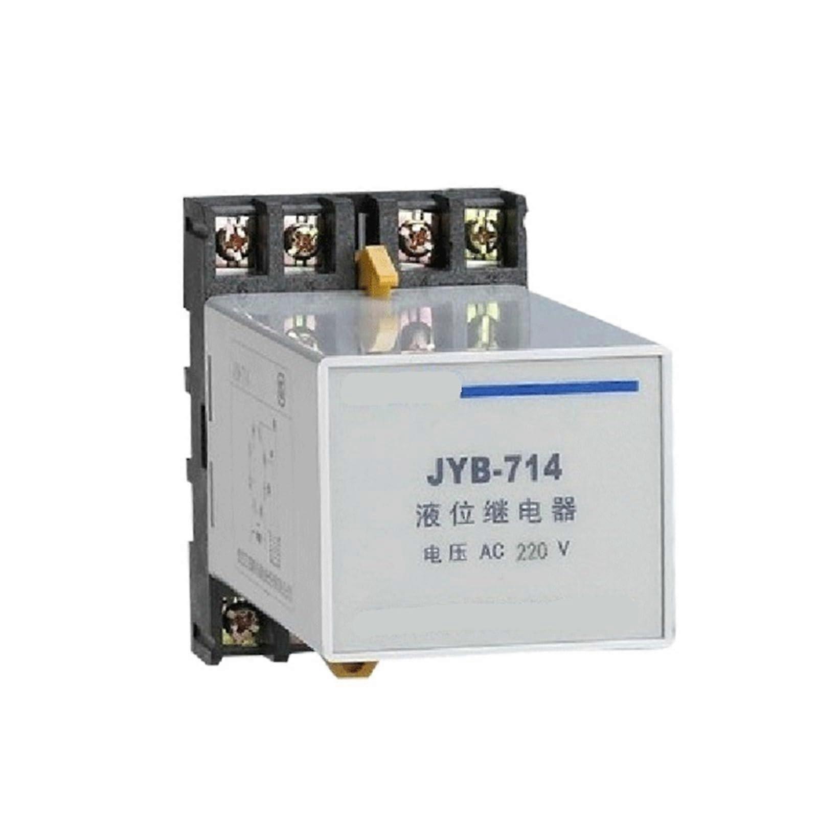 Level Relay JYB-714B AC220V Automatic Water Level Controller with Base and 380V Pump Sensor Compatibility