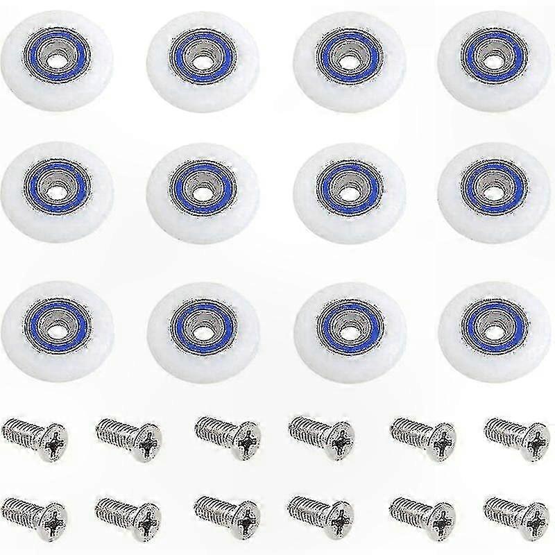 Smooth Sliding Shower Door Rollers with Screws for Easy Repairs and Replacement