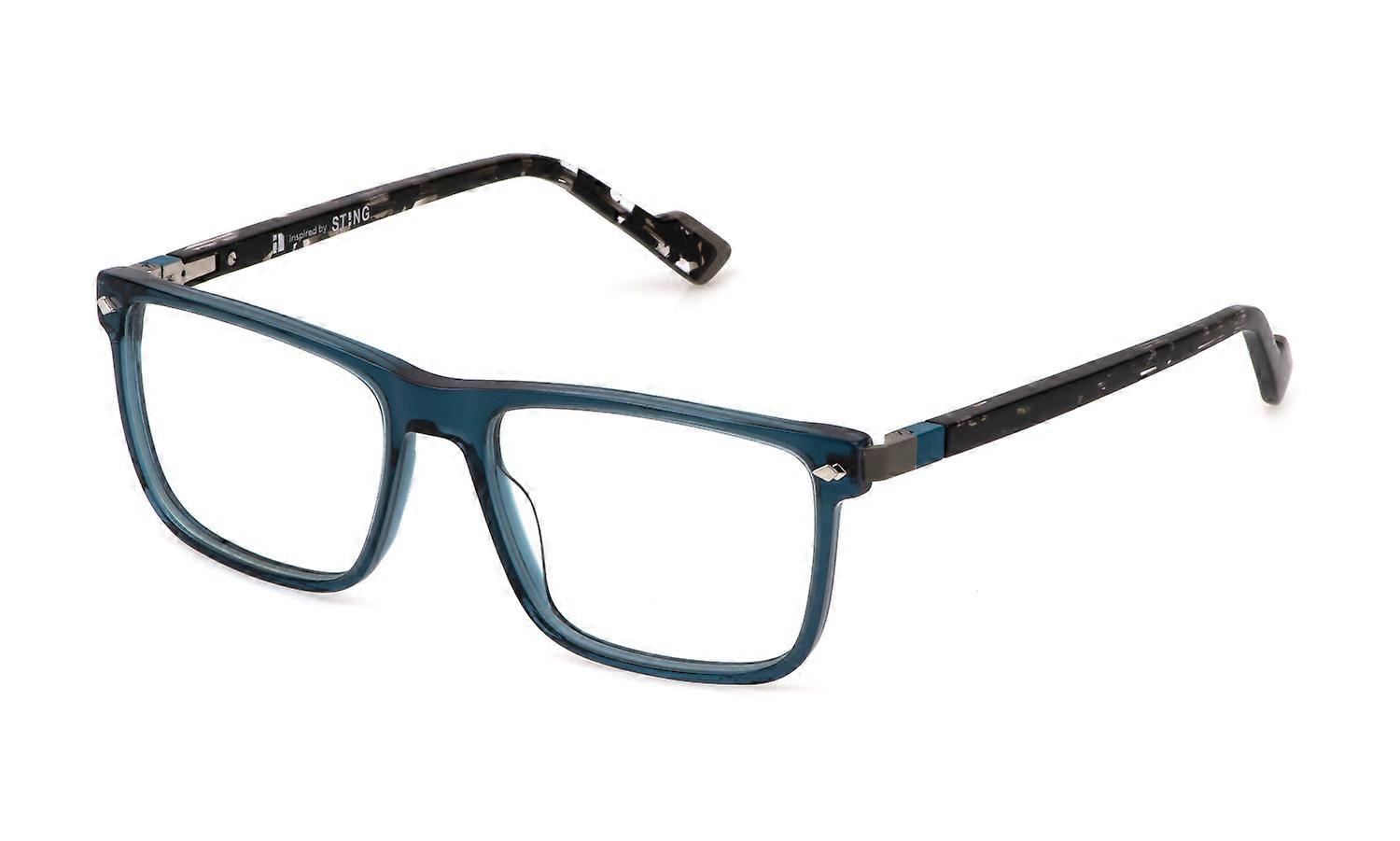 Eyewear Frames Sting VST501 0U11 BLU Transparent 55/17/145 MAN