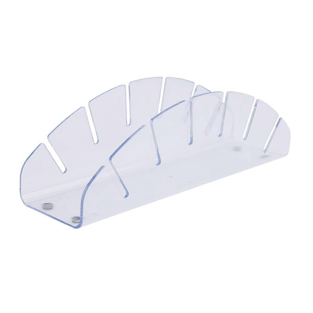 Hat Stand for Baseball Caps, Acrylic Hat Organizer, No Install,B