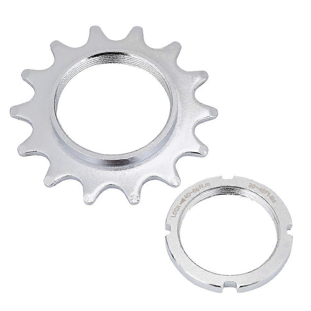 Durable Steel Single Speed Freewheel Flywheel Sprockets Parts for Fixed Gear Bike Bicycle(14T)