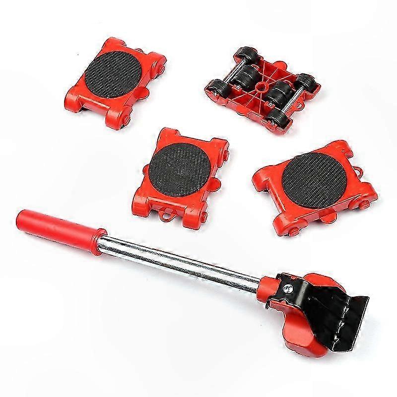 5-Piece Heavy Duty Furniture Mover Kit for Home and Shop Use Lifting and Sliding Tool Set