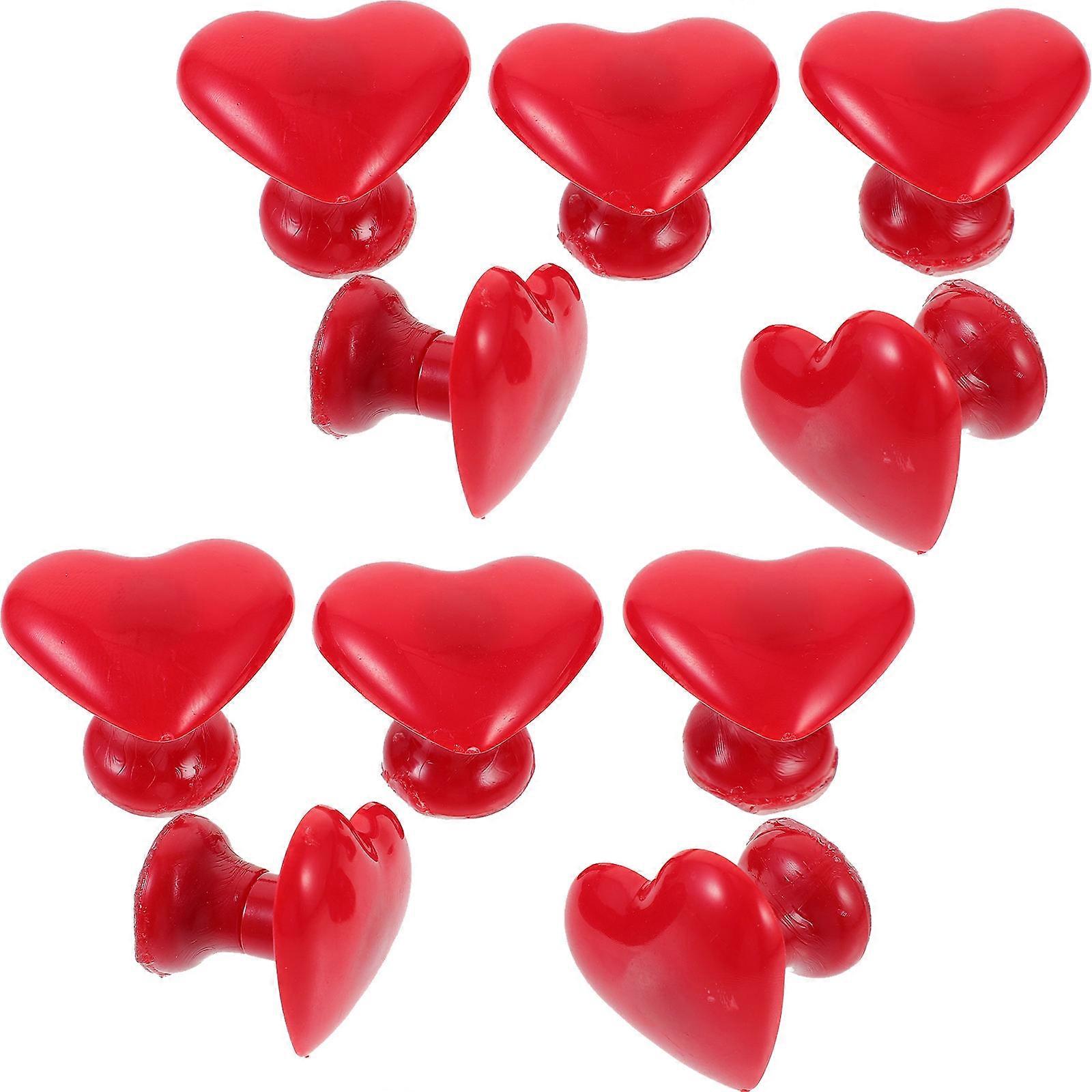 Toilet Tank Button Helper Heart Shaped Assistant Tool 20Pcs