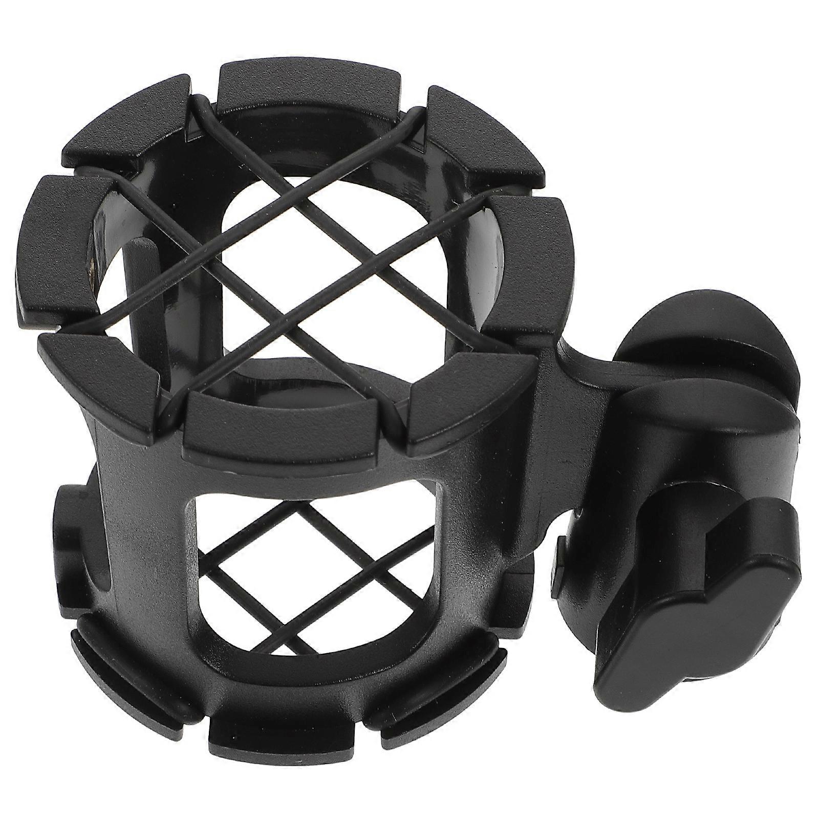 Black Plastic Microphone Rack Anti Vibration Stand for