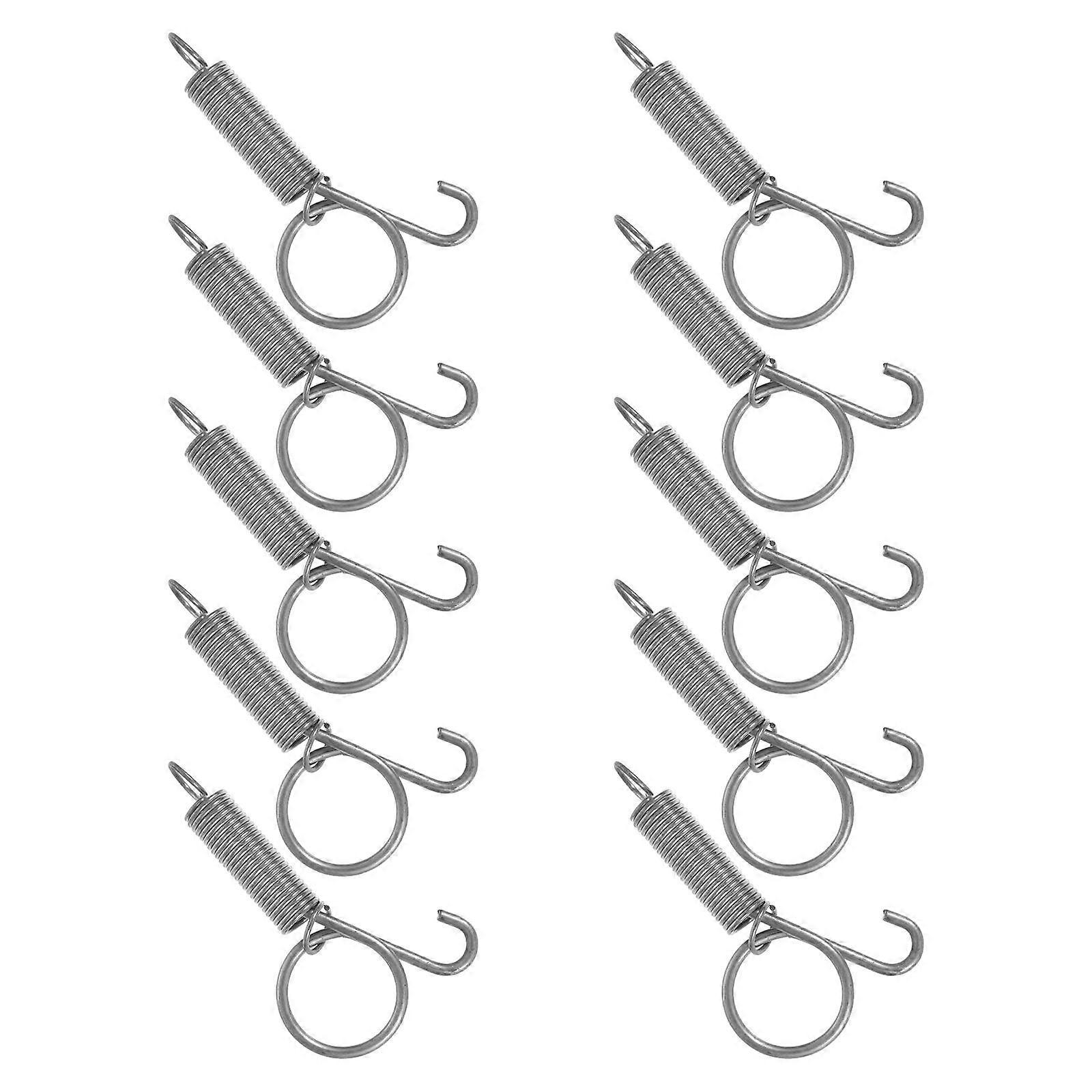 Multi-Purpose Rabbit Cage Door Hook for Pet Use 10Pcs Spring Hooks