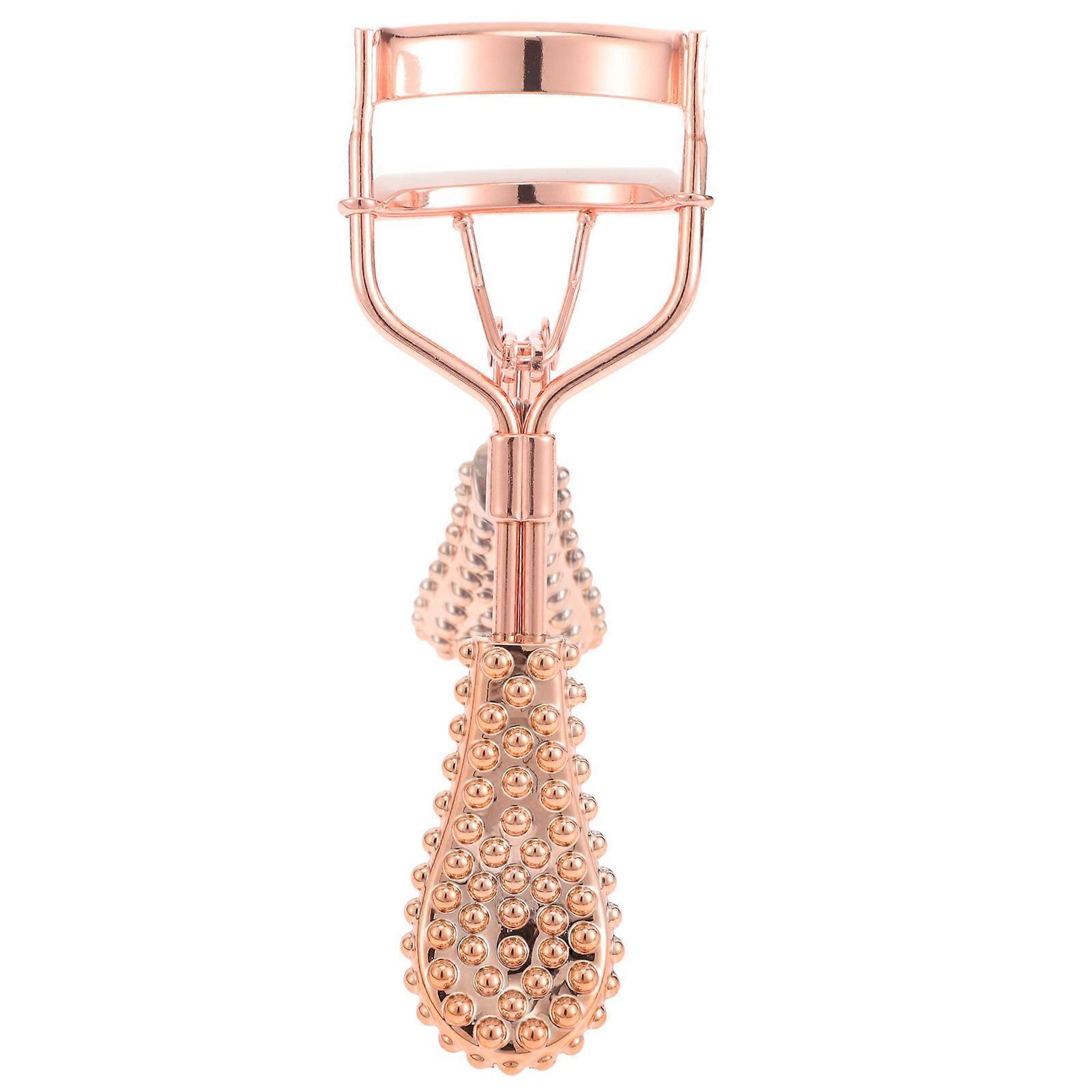 Eyelash Curling Tool Handheld Eyelash Curler for Makeup 3Pcs Rose Gold
