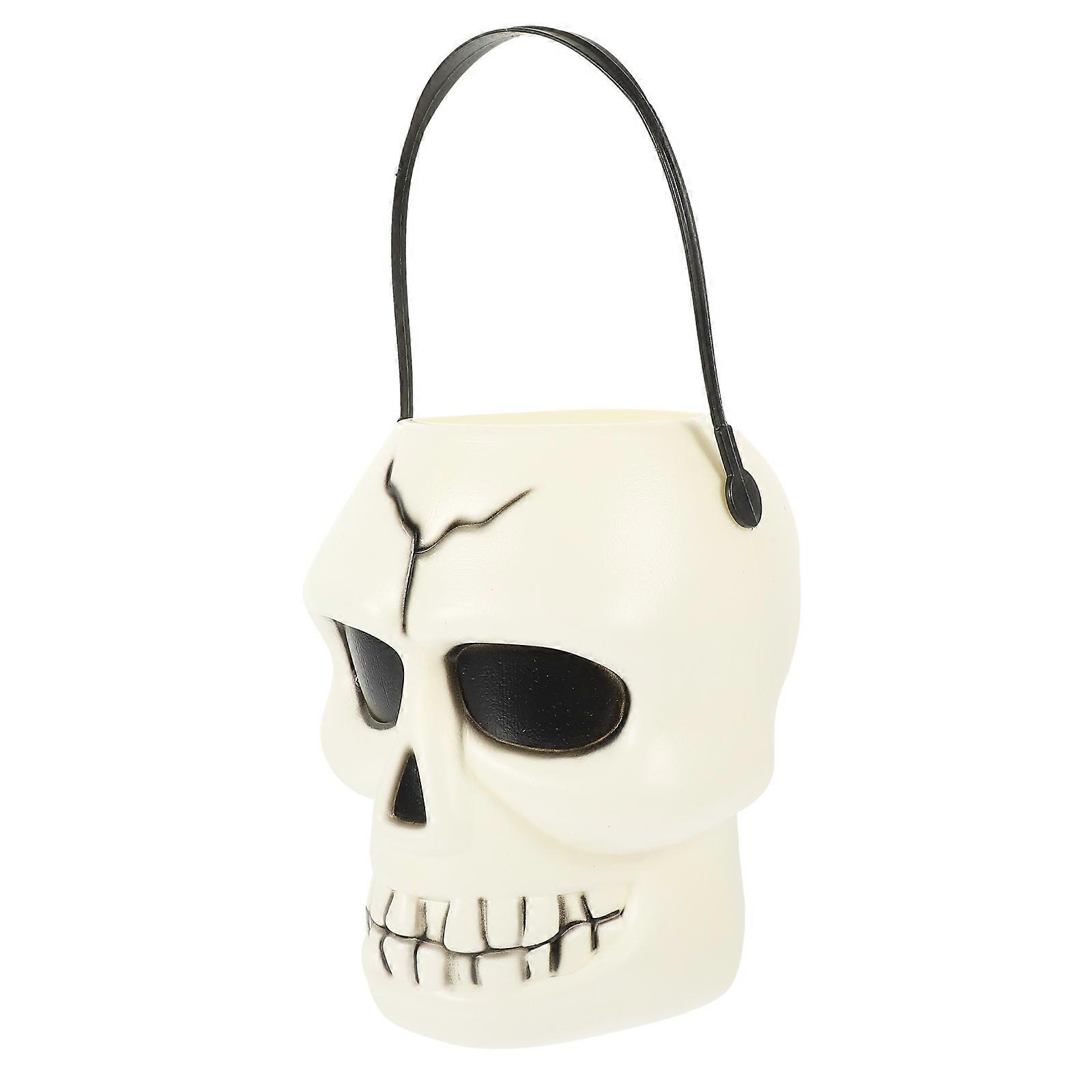 Halloween Candy Jar Handheld Basket for Halloween Party 3Pcs Pack