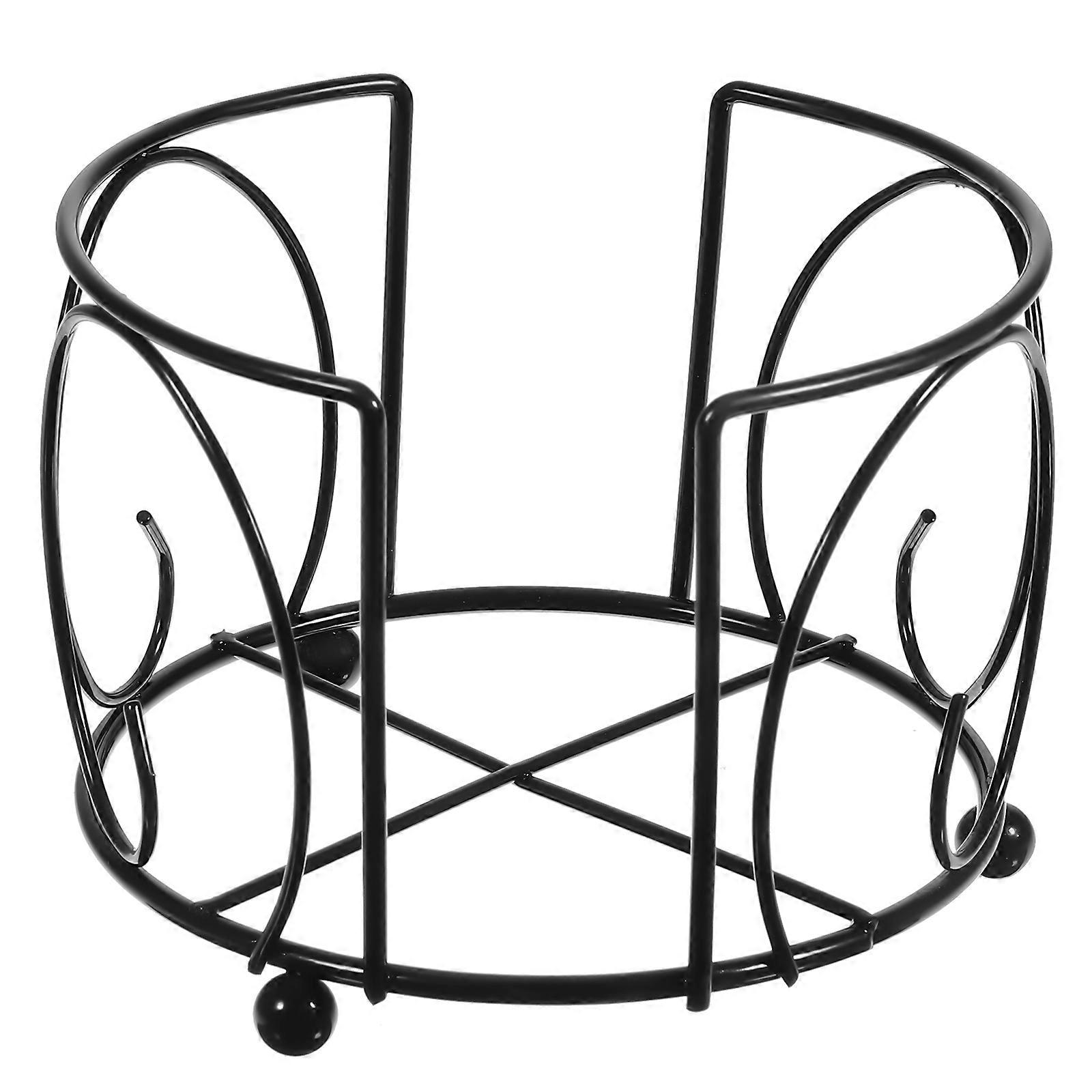 Iron Metal Coaster Display Stand For Restaurant Supplies Featuring Simple Modeling Design 3Pcs