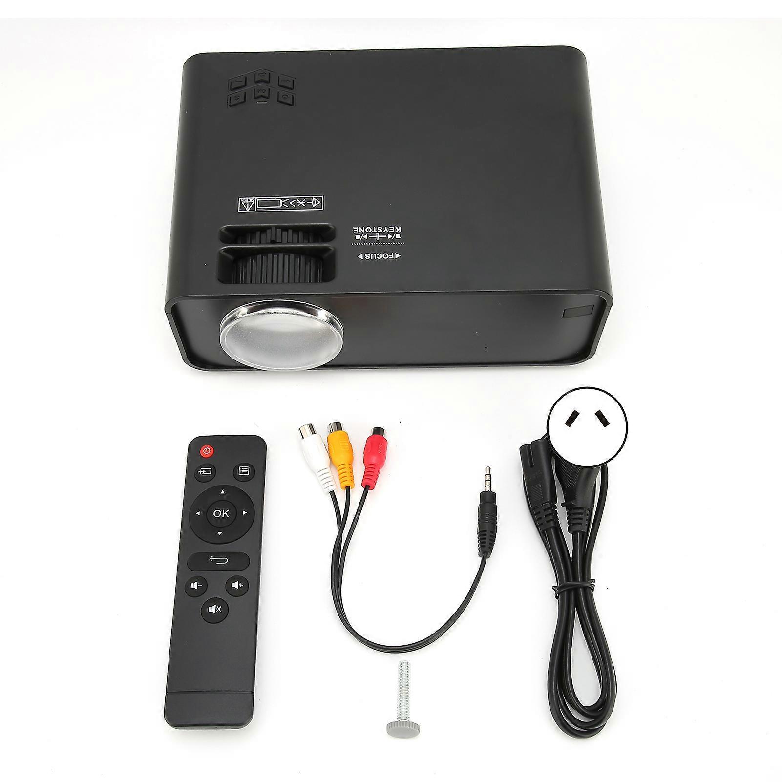 W90 Mini 3D HD Bluetooth WiFi Projector - Android 6.0, Eye-Friendly, Immersive Sound