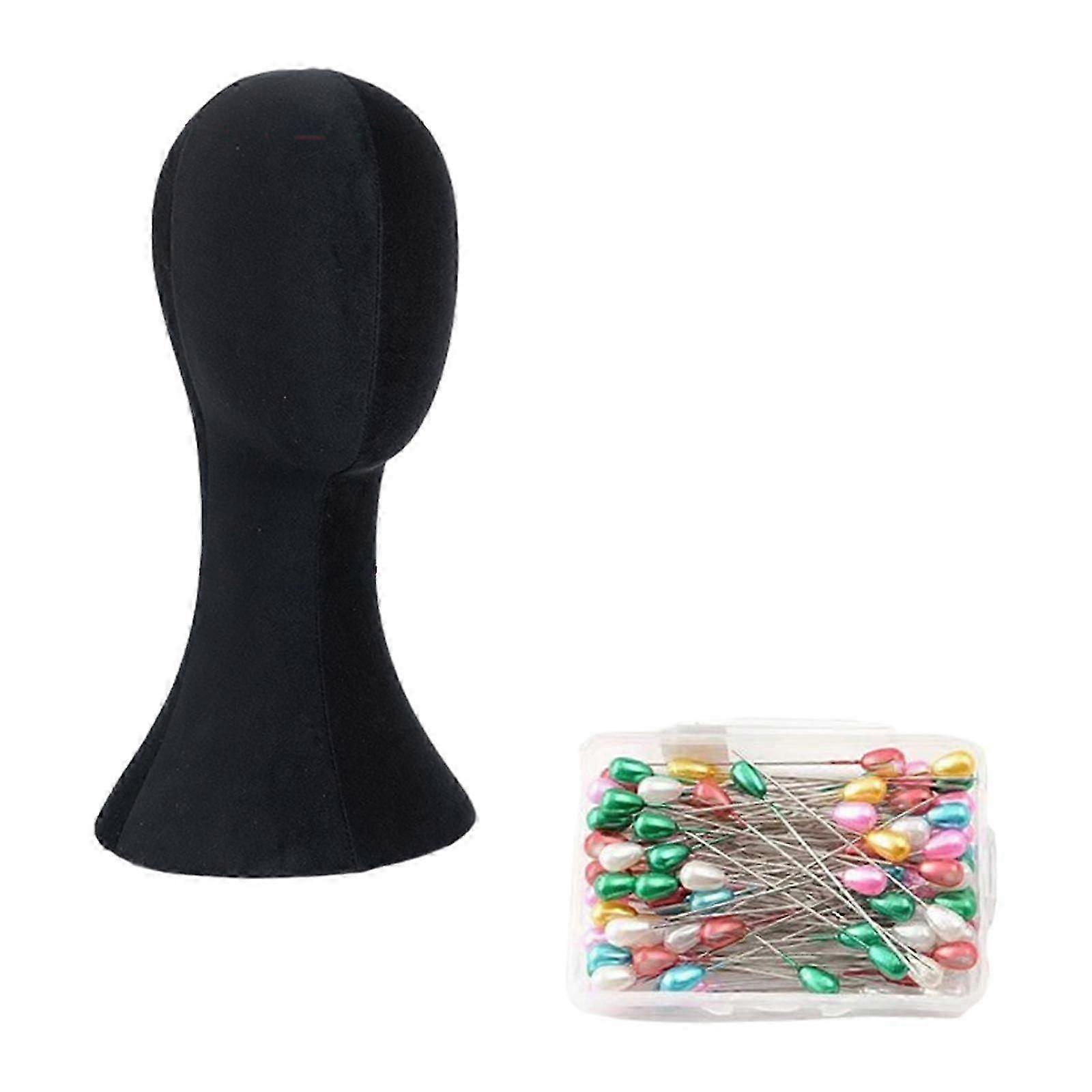 Şapka Görüntüleme Manken Kafası Taşınabilir DIY Dekorasyon Peruk Yapımı Kuaför Beyaz