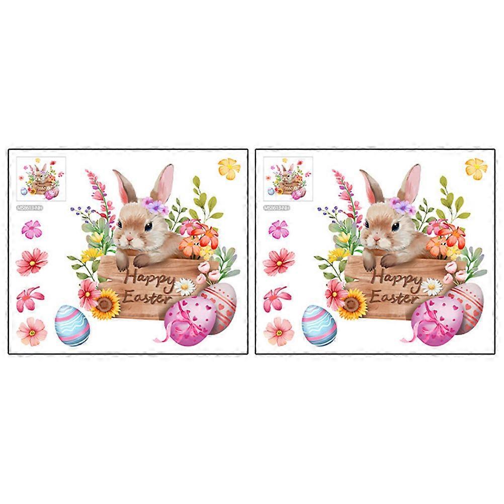Decorative Wall Stickers For Easter Celebration In Classroom Rectangular 10 Sheets