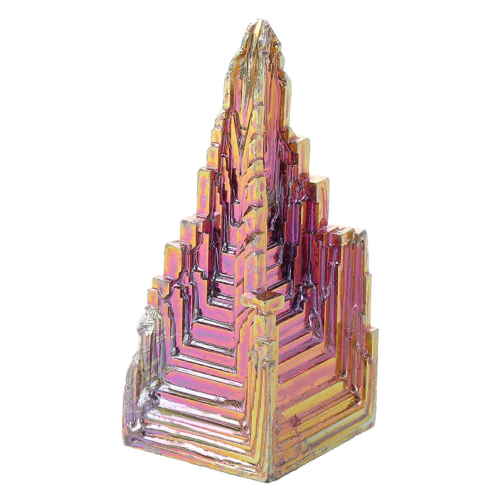 Bismuth Crystal Specimen Decoration for Decor 2Pcs Creative Craft Material