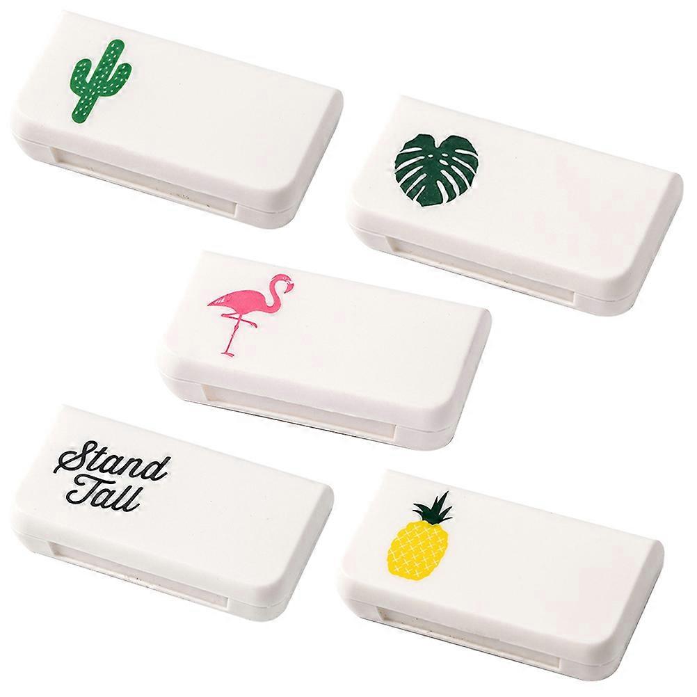 Useful Portable Pill Box for Practical Medicine Storage 10Pcs