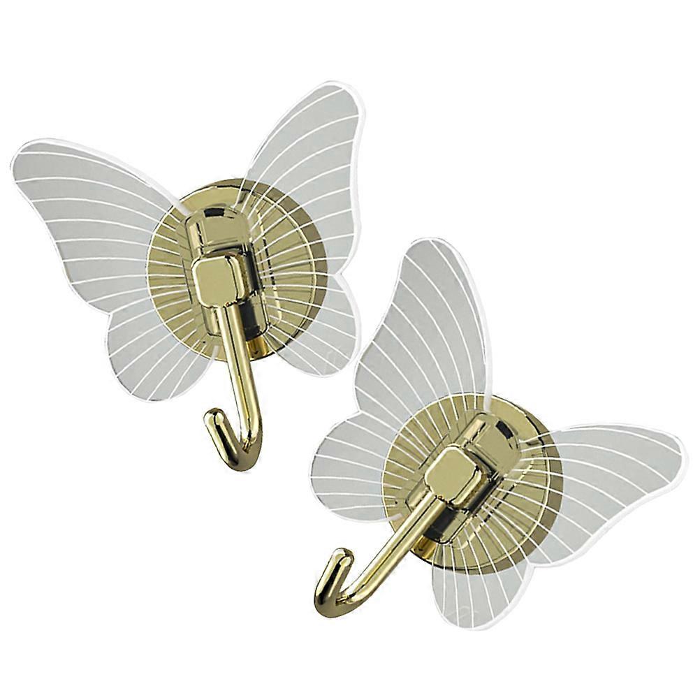 Butterfly Towel Hooks for Hanging 8Pcs Wall Mounted Adhesive Hooks
